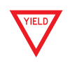 Yield Sign - If you pay attention to mundane such as a stop sign, you will find an interesting fact.